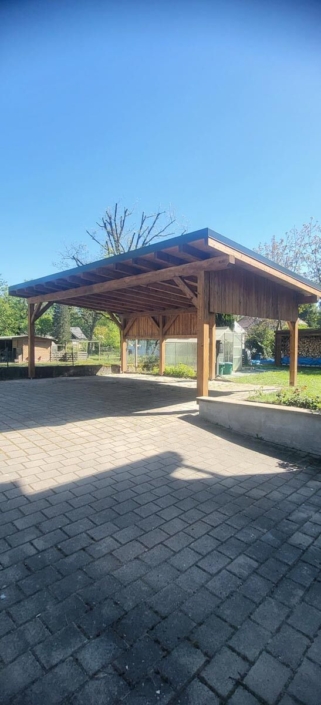 Fabrication et pose d’un carport pour 2 véhicules
