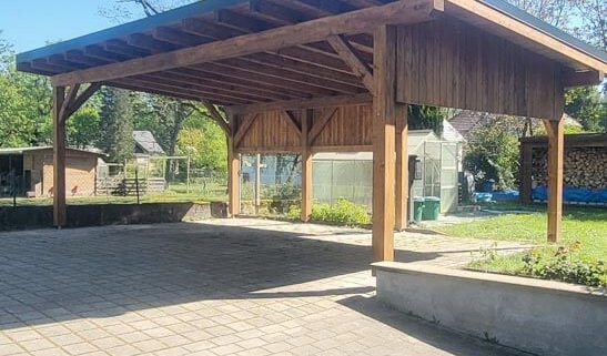 Fabrication et pose d’un carport pour 2 véhicules