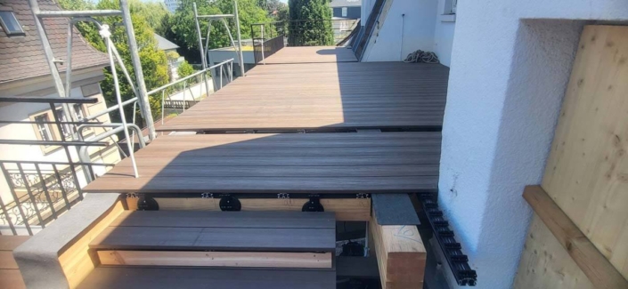 réalisation d’une terrasse en composite à Strasbourg Réalisation d'une terrasse en composite à Strasbourg