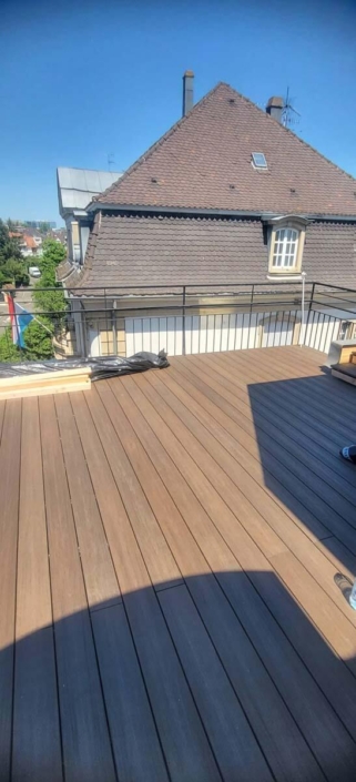 Réalisation d’une terrasse en composite à Strasbourg Réalisation d'une terrasse en composite à Strasbourg